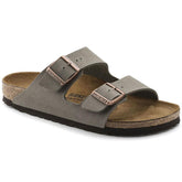 BIRKENSTOCK Arizona Birkibuc Stone Stone Regular