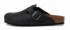 BIRKENSTOCK Boston Oiled Leather-Black - AikCulture