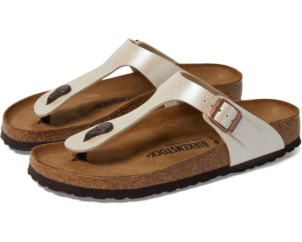 BIRKENSTOCK Gizeh Graceful Pearl White - AikCulture