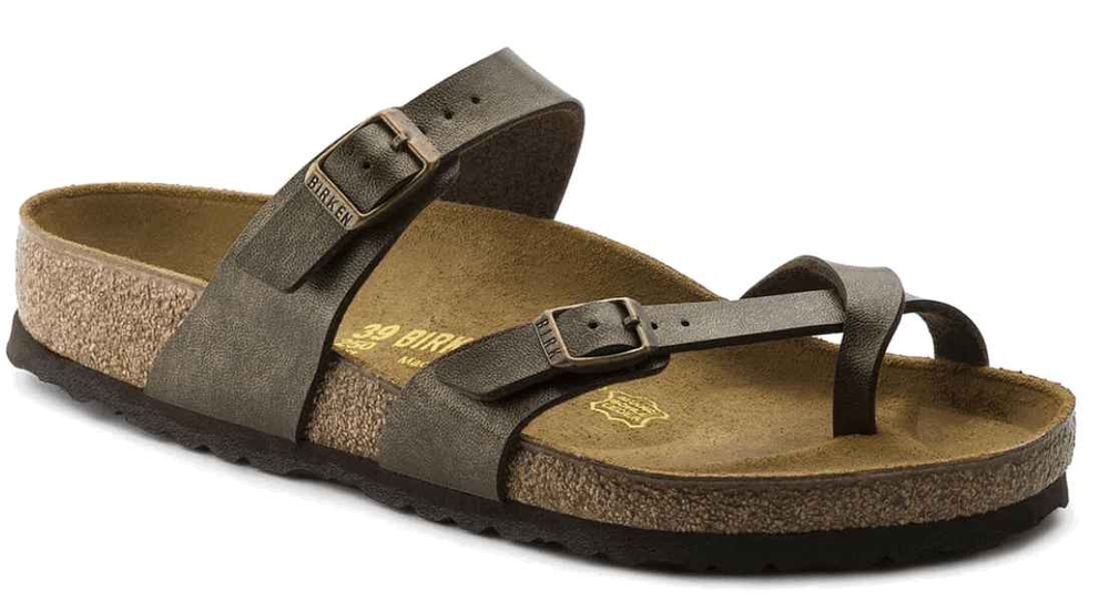 BIRKENSTOCK Mayari Birkibuc Golden Brown - AikCulture