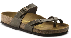 BIRKENSTOCK Mayari Birkibuc Golden Brown - AikCulture