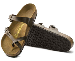 BIRKENSTOCK Mayari Birkibuc Golden Brown - AikCulture