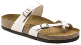 BIRKENSTOCK Mayari Birkibuc Golden Pearl White - AikCulture