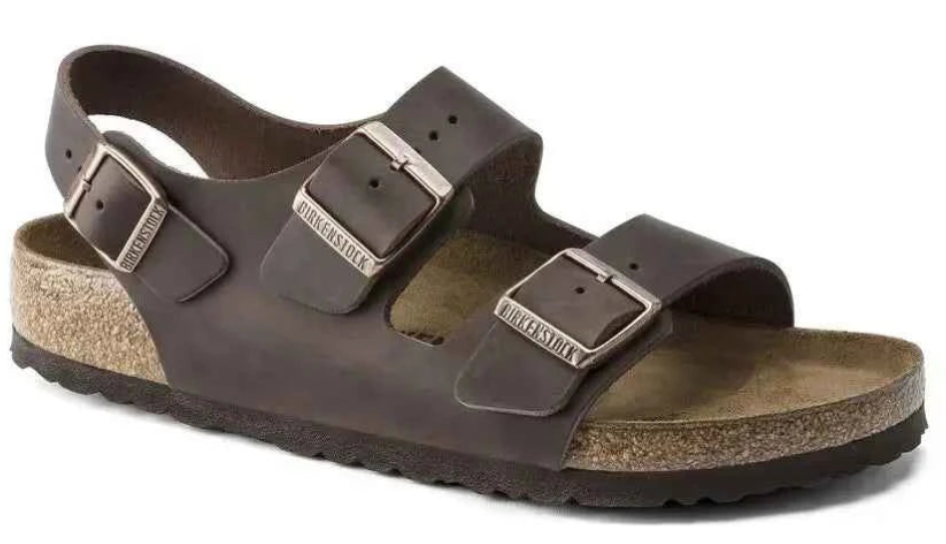 BIRKENSTOCK Milano Unisex Oil Leather Habana - AikCulture
