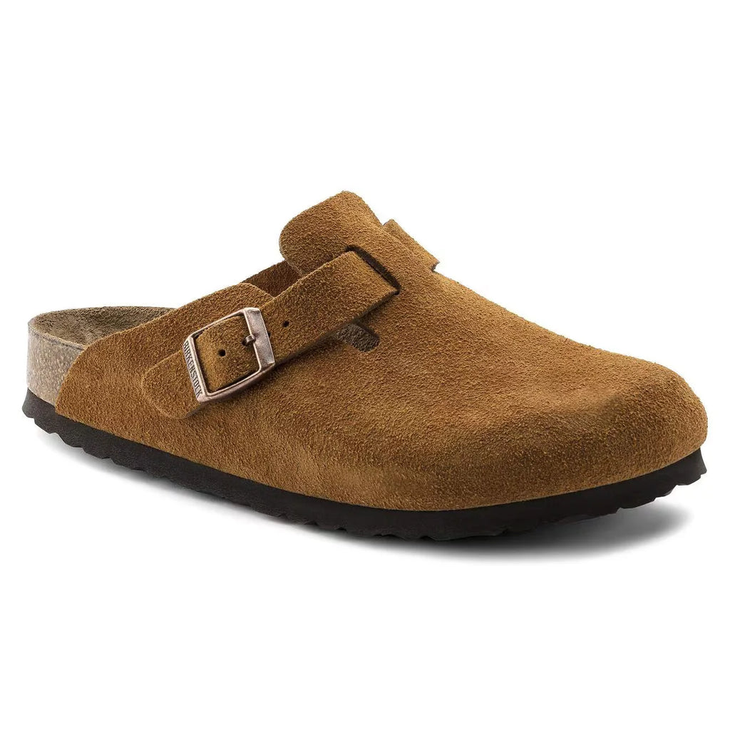 Birkenstock Boston Soft Footbed Suede Leather Multiple Colors Mens Womens Clogs