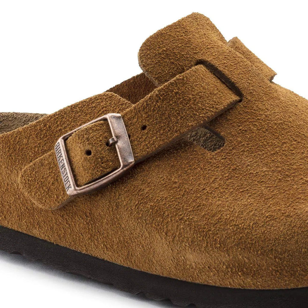 Birkenstock Boston Soft Footbed Suede Leather Multiple Colors Mens Womens Clogs
