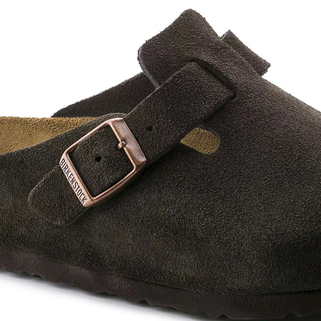 Birkenstock Boston Soft Footbed Suede Leather Multiple Colors Mens Womens Clogs