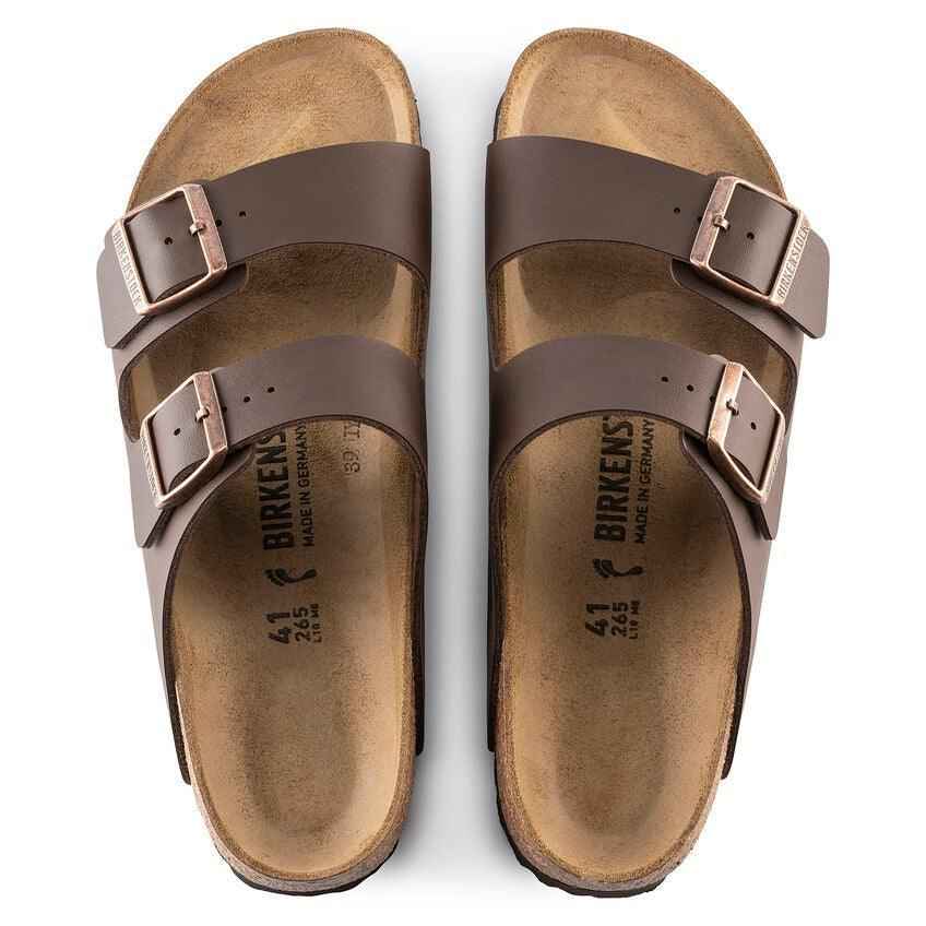 BIRKENSTOCK Arizona Birko-Flor Dark Brown - AikCulture