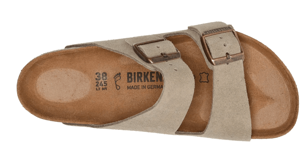 BIRKENSTOCK Arizona Suede Leather Taupe