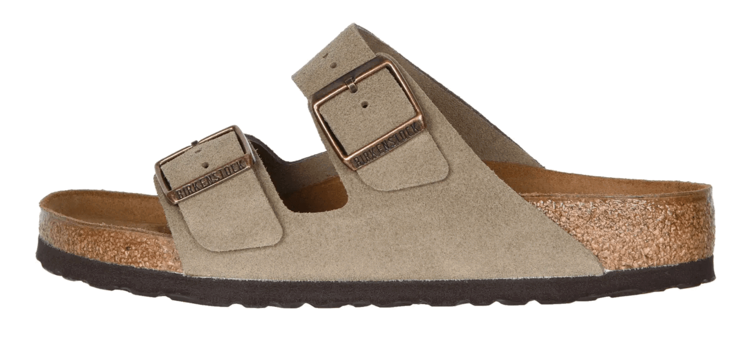 BIRKENSTOCK Arizona Suede Leather Taupe