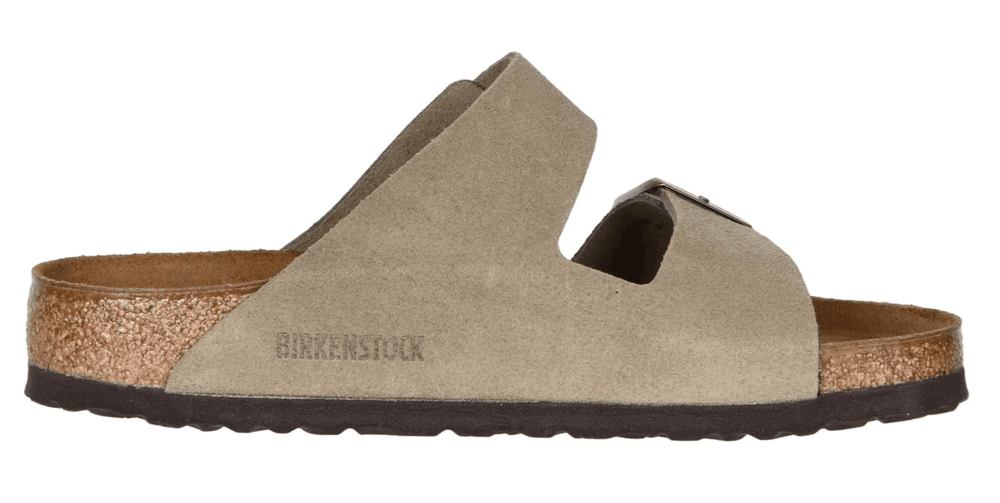 BIRKENSTOCK Arizona Suede Leather Taupe
