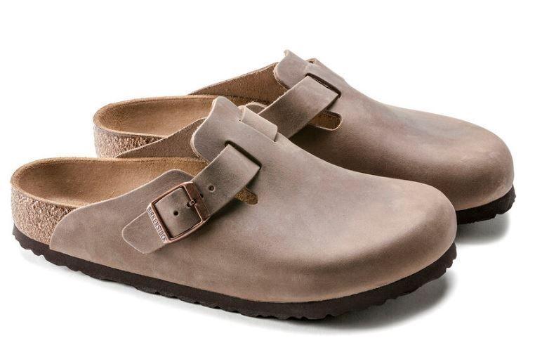 BIRKENSTOCK Boston Oiled Leather Tobacco Brown