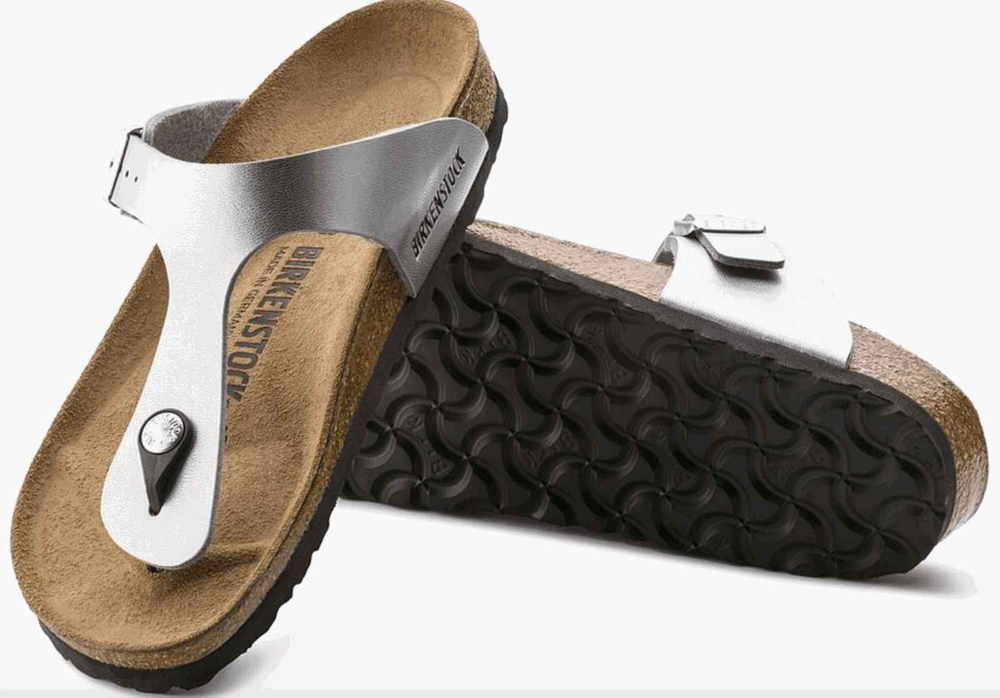 BIRKENSTOCK Gizeh Silver - AikCulture