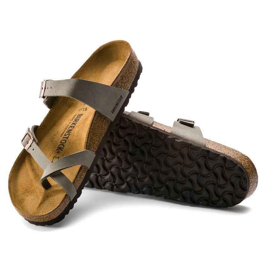 BIRKENSTOCK Mayari Birkibuc Stone - AikCulture