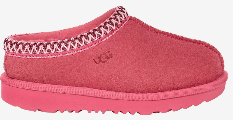 UGG Kids Tasman II Slipper Shoe Authentic with Original Box 1019066K NIB* Pink Bloom