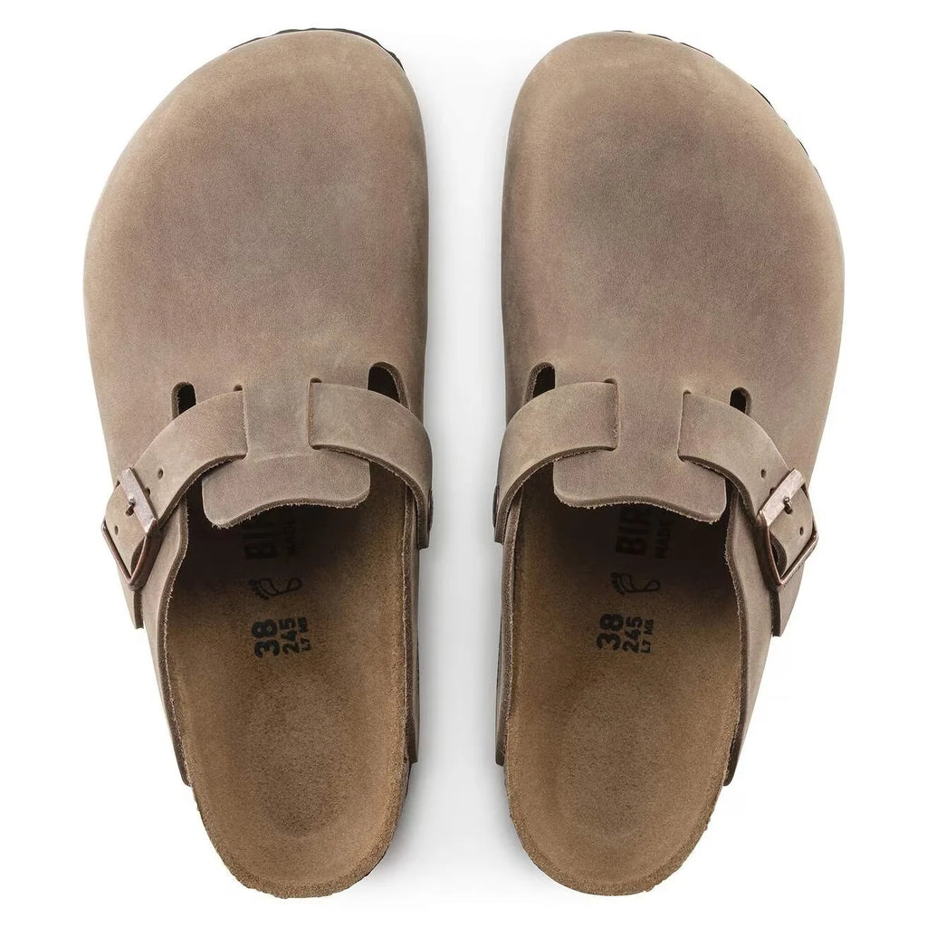 Birkenstock Boston Oiled Leather Multiple Color Mens Womens Clogs Comfort Mules New AikCulture