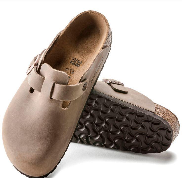 Birkenstock Boston Oiled Leather Tobacco Brown AikCulture Main image