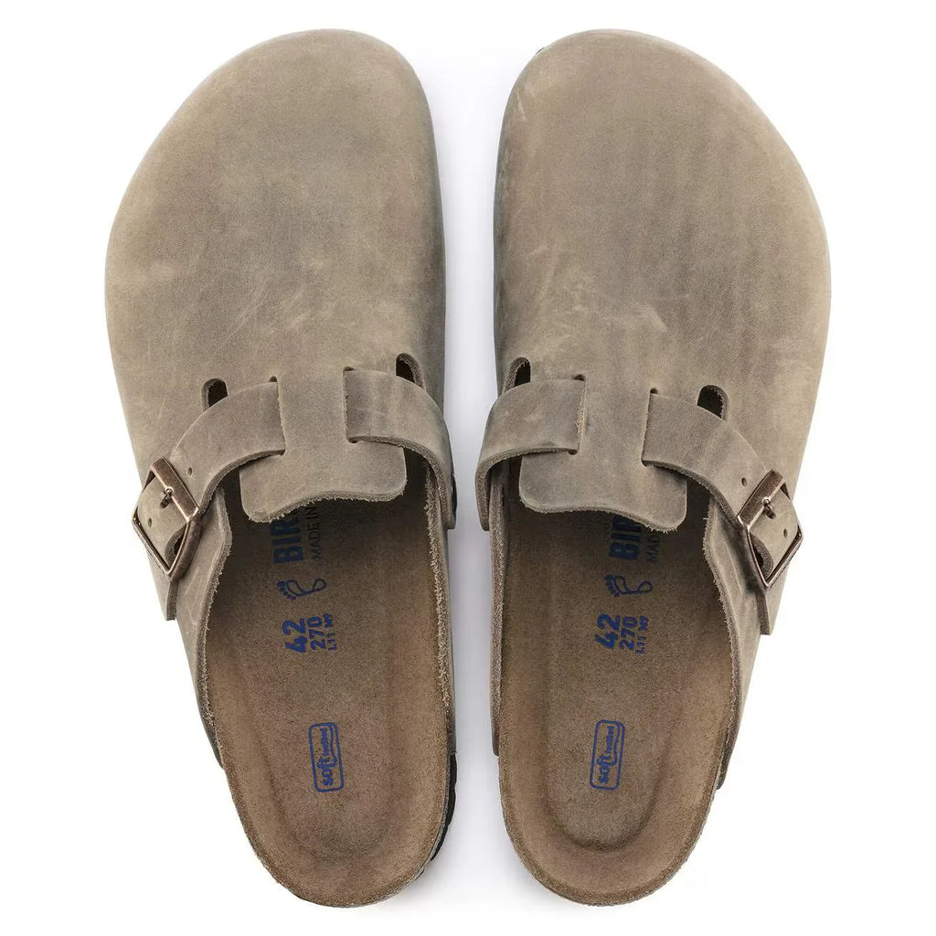 Birkenstock Boston Soft Footbed Oiled Leather Tobacco Brown AikCulture