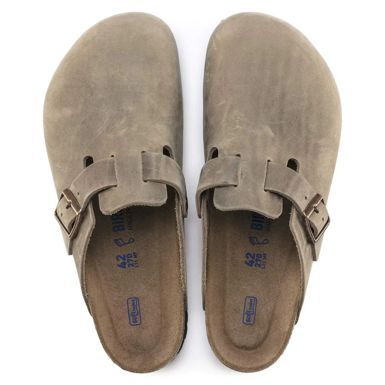 Birkenstock Boston Soft Footbed Oiled Leather Tobacco Brown AikCulture