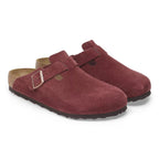 Birkenstock Boston Suede Leather Zinfandel AikCulture