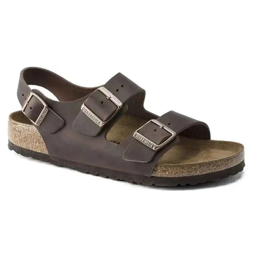 Birkenstock Milano Oiled Leather Habana AikCulture