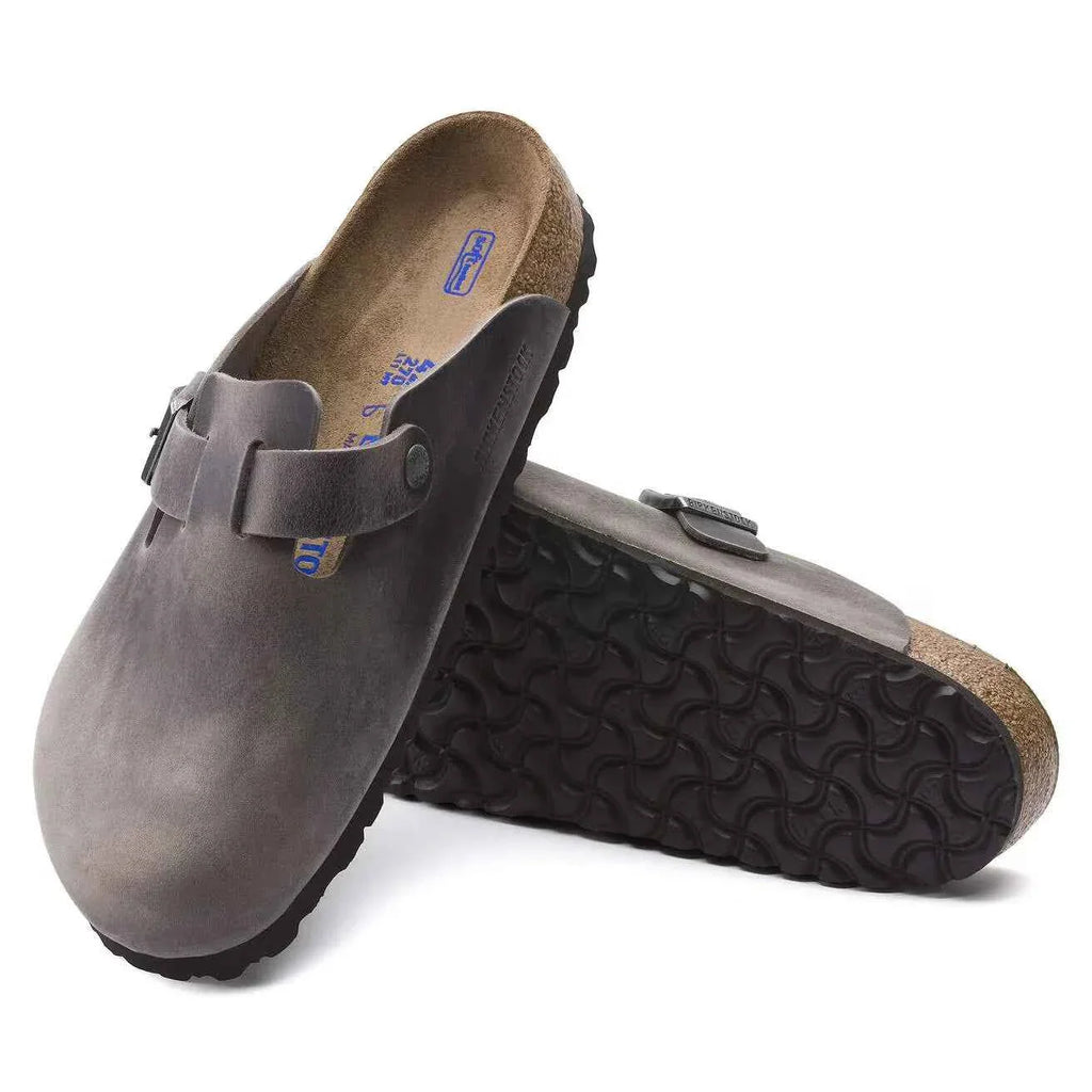 Birkenstock Soft Footbed Oiled Leather Iron AikCulture