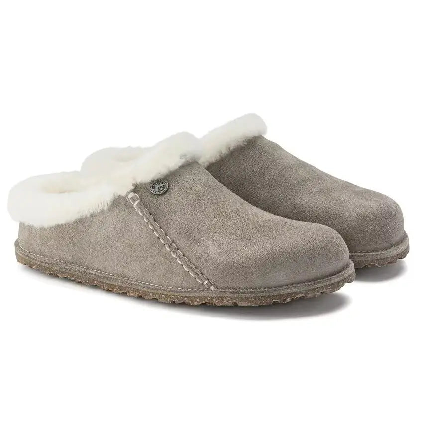 Birkenstock Zermatt Premium Suede Leather Stone Coin AikCulture Main image