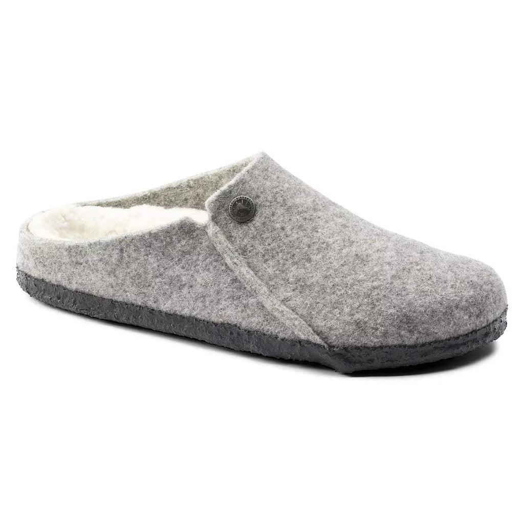 Birkenstock Zermatt Shearling Wool Felt Light Grey AikCulture