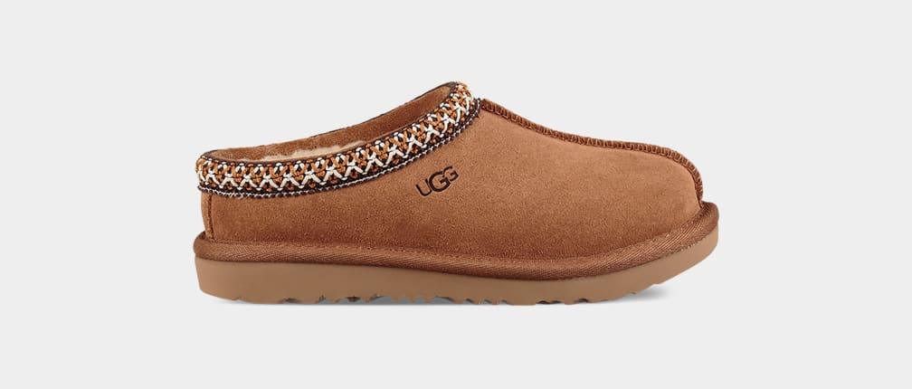 Ugg Kids' Tasman II Suede Slip-On Sheepskin Lined Slippers Comfort Shoes 1019066 Secondary image
